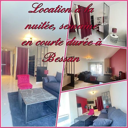 Studio Barok Proche Autoroute, Plages Et Attractions, Wifi - Tv, Calme Bessan Bagian luar foto